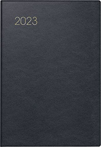 BRUNNEN Wochenkalender Modell 723 2023 Blattgröße 7,6 x 11,2 cm schwarz