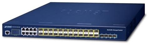 Planet Layer 3 16-Port 100/1000X SFP+ 8-Port Gigabit TP/SFP combo Switch 1 Gbps