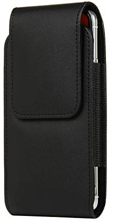 Handy Gürteltasche Derhbarer Gürtelclip Hülle für iPhone 17 Pro Max / 16 Pro Max, Samsung Galaxy A17 A16 A14 A13 A07 A06 A05S A04S S25 Ultra S24 Ultra, Poco X7 Pro PU Leder Handytasche Gürtel Holster