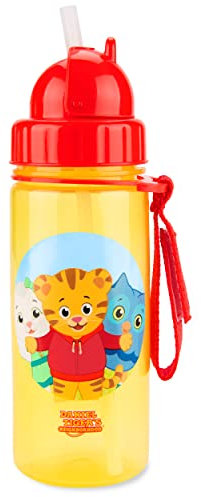 Skip Hop x Daniel Tiger Toddler Sippy Cup with Straw, Trolley Friends