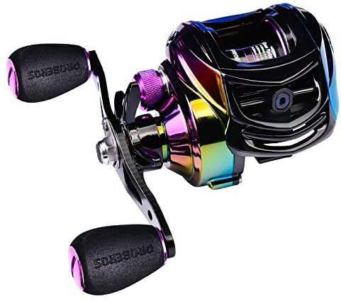 Lixada Baitcasting-Rolle 9 + 1 BB-Lager Angeln Baitcast Reel High Speed 7,2: 1 Angelrolle Bait Cast Wheel Links-/Rechtshand-Angelzubehör