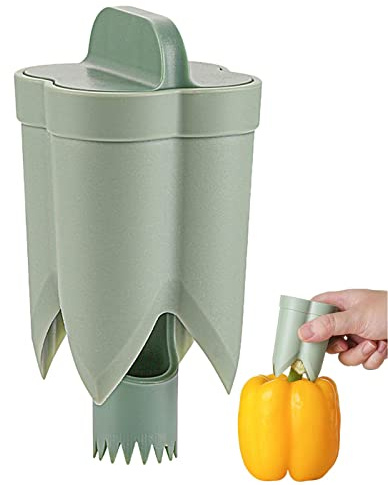 Pfeffersamen Entferner | Pfeffer Chili Bell Jalapeno Entkerner Samen Entferner - Pfeffer Chilischneider Entkerner Slicer Obstschäler Küchenhelfer