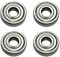 4 Stück SKF Rillenkugellager 6201 12 x 32 x 10 mm 2Z Metalldichtung Kugellager