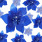WILLBOND 24 Pieces 3 Size Christmas Glitter Poinsettia Flowers Wedding Faux Flowers Christmas Decoration Ornaments For Christmas tree New Year Home Outdoor Decoration (Royal Blue,3.2/4/6 Inches)
