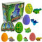 #sbabam Funny Box Mega Jurassic Eggs, Spielzeug ab 3 Jahre, 3er-Pack, Dinosaurier Spielzeug für Kinder, die aus Magischen Eiern Geboren Werden - Ideal als Baby Geschenk