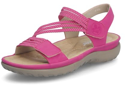 Rieker Locket Womens Sandals 6 UK Fuchsia