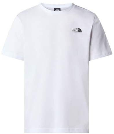 The North Face Camiseta Redbox 87NP para Hombre de algodón Blanco, Color Blanco., XL
