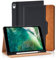 Vkooer Case for iPad 9th / 8th / 7th Generation with Pencil Holder 10.2-inch 2021/2020/2019, 10.5'' iPad Air 3/Pro 2017 PU Leather Folio Cover with Auto Sleep/Wake - Black