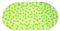 Super Mundo - Alfombra Ducha Antideslizante con Ventosas Fuerte para Baño,70x38cm,Color Liso (93507) (Verde)