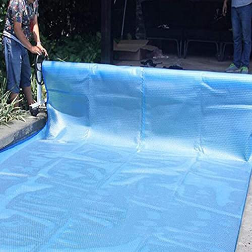 Telo termico per piscina Copertura Solare For Piscina Invernale/estiva, Coperta Termica Galleggiante For Piscina Interrata Rettangolare Blu, Telone Impermeabile Pesante Con Occhiello(4m x 7m(13ftx23ft