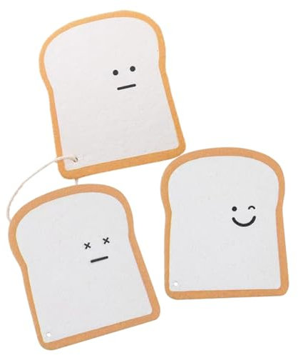 ORFOFE 3pcs Multi-Function Cleaning Sponges for Kitchen Reusable Dish Sponges Compact Scrub for Pots and Bowls