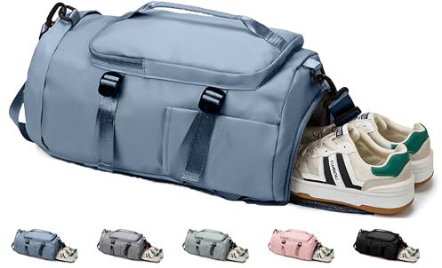 ZollernX - Sport- & Reisetasche, Fitness wasserdicht, Training & Reisen, mit Schuh- & Nassfach, für Damen & Herren, Handgepäck Gym Bag, Trainingstasche mit Gurten für Alltag & Outdoor