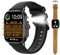 Le Affani Luxus Smartwatch fur Herren Echtzeit Blutdruckmessung & Herzfrequenz, IP67, Wasserdicht, Bluetooth Anrufe, SpO2 Überwachung, 100+ Sportmodi - Kompatibel mit Android und iOS
