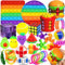 Chennyfun 30 Stück Zappeln Stressabbau-Spielzeuge Set, Anti Stress Spielzeug für Erwachsene, Fidget Toys Set für Kinder und Angst mit Angstlust, Pop it Spielzeug Set Geschenke für ADHS