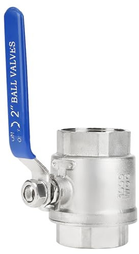 304 Edelstahl-Kugelhahn mit Vollem Durchgang, 2 Zoll DN50, 1000 WOG, Schnelle Öffnung für Wasser, Öl, Gas