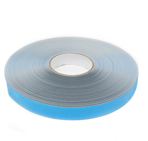 SteelFlex® 25mm Wide Steel Tape - Gloss White & Foam Adhesive (30 Metre Length) | Heavy Duty Adhesive Steel Tape for Organizing, Marking, & DIY - Strong, Flexible & Reliable
