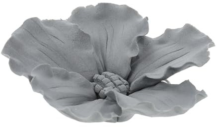 Warmhm Dekorative Keramikblumen Wandkunst Blumenskulptur Für Küche Schlafzimmer Balkon Innen Und Außenbereich Blumendekoration