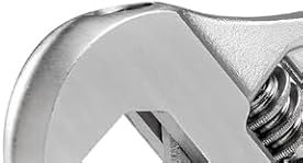 SENJEOK 2PCS 15 Inch Large Adjustable Spanner, 380mm Wide Jaw Adjustable Wrench for Automotive Industrial Plumber Use, Max Opening 40mm