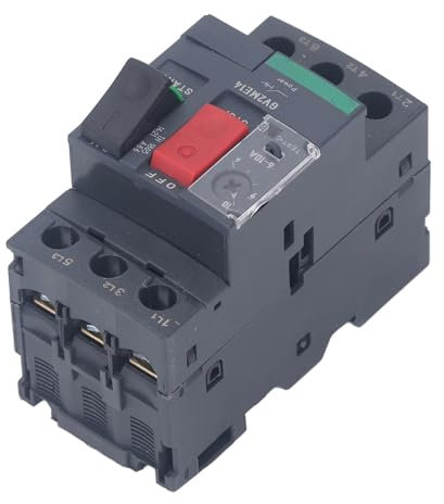 Disjoncteur de sécurité pour moteur Elevate, AC690V Installation sur rail, protégeant le moteur et prolongeant durée de vie, pour le démarrage du moteur (GV2-ME14 6-10A)