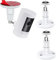 2 PCS Ring Stick Up Camera Mount, Adhesive No-Drill White Cameras Mount, Ring Outdoor Camera Mount, 360 Degree Adjustable Screwless Mounting Bracket for Indoor and Outdoor Use