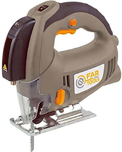 Fartools One Scie Sauteuse 610W pendulaire 3 positions, visée laser, base inclinable à 45°, vitesse variable 0-3000cp/min