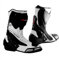 Stivale Scarpa Calzatura Pelle Moto Race Racing Sport Pista Tecnico Bianco 43