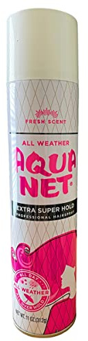 Aqua Net Aerosol Hair Spray Extra Super Hold 11 Oz. - Pack of 3