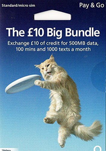 O2 The Big Bundle Pay As You Go Sim - For Iphone 4/4S - 5/5C/5S - 6/6S/6+, Nokia Lumia 550/950/930/830/735/635/630/530/535/435/1020/1320/1520/2520/925/625/520- BY MOBILES DIRECTS COMMUNICATIONS LTD