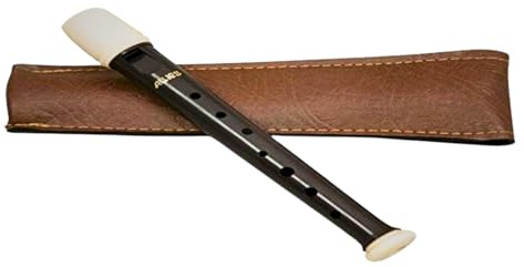 Aulos 501S Symphony Garklein Blockflöte, Elfenbein, Braun