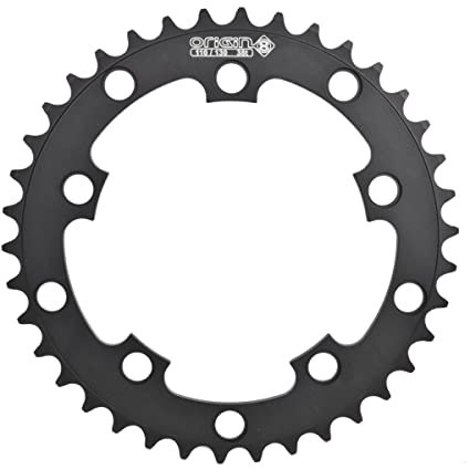 Origin8 BMX/Singlespeed/Fixie Chainring, 38t, 110/130 BCD, 3/32, Black