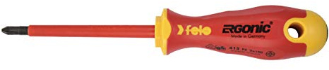 aginco 415 102 90 – Ergonic VDE Screwdriver PZ 1 x 80