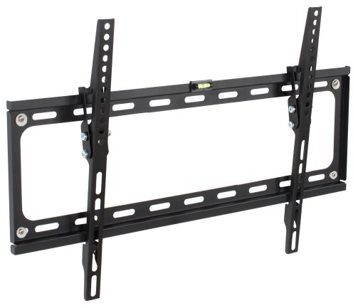 tectake® TV Wandhalterung, Fernseher Halterung neigbar, Monitor Halterung, Bildschirmhalterung, Fernseher Wandhalterung, für 32 (81cm) - 100 (254cm), VESA max.: 600x400, bis 70kg