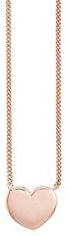cai Damen Collier 925/- Sterling Silber 39+5cm rotvergoldet ohne Stein rot 360250291