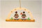 Rudolphs Schatzkiste Christbaumschmuck Schwibbogen mit Schotten Höhe= 4,5cm NEU Weihnachten Baumschmuck Holzschmuck Holz Seiffen Erzgebirge Strauchbehang Dekoration