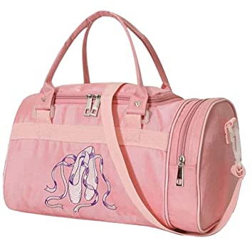 Ballett-Sporttasche für Mädchen, kleine Turnbeutel, Kinderschlafsack, Wochenend-Taschen, Rosa 1, S, Niedlich, Rosa 1, S, Niedlich