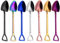 Rolin Roly 7PCS Bunte Kaffeelöffel Teelöffel Mini Schaufel Teaspoons Besteck Regenbogen12,2cm kleine Löffel Edelstahl Teelöffel Dessertlöffel Spoon Set für Kaffee Zucker Eistee Marmelade