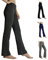 HeTaiDa Damen Jogginghose, schnell trocknende Sporthose mit versteckten Taschen, mittlhohe Taille stilvolle freizeitliche Yogahose für Fitness, Outdoor-Sport und als Alltagskleidung (Dark Gray, M)