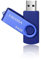 ENUODA Chiavetta USB 64GB Pen Drive USB 2.0 Metallo Memoria USB con Luce LED per PC,Laptop,TV (Blu)