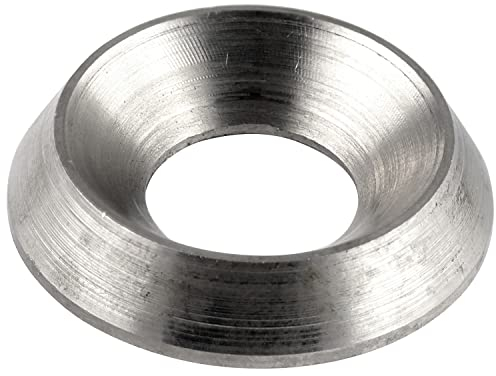 FASTON® Rosetten gedreht M5 Vollmaterial Edelstahl A1 VA (100 Stück) Rosette für Senkkopfschraube