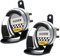 2 Stück Air Hupe 12v 300DB, Auto Signalhorn Extrem Laut, Autohupe Fanfare Druckluft, Schneckenlufthorn für Lkw Motorrad, Horns für Trucks Roller Boot Motorcycle Electric Car Hupe (Silber)