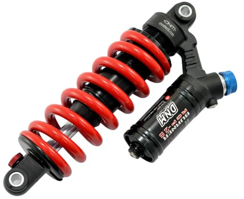 DNM BURNER-RCP2S MTB DH Fahrrad Hinterradstoßdämpfer 200 mm 250 kg, rote Spiralfeder, ST2443