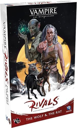 Renegade Game Studios Vampire: The Masquerade – Rivals The Wolf & The Rat Expansion | Adds Gangrel & Nosferatu Clans, Deck Customization, Requires Core Set, 2-4 Players, Ages 14+
