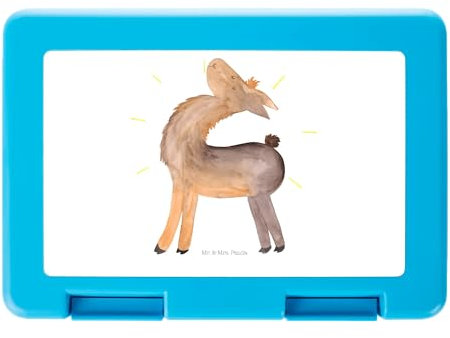 Mr. & Mrs. Panda Brotdose Lama Stolz - Geschenk, Familie, Freundin, Hippie, Lamas, Bento Box, Brotbox, Aufbewahrungsbox, Snackbox, Family, Jausendose