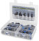 Bwintech 46-teiliges 8-mm-pneumatisches Quick-Push-In-Verbindungs-Kit für Luftschläuche (8-mm-Gerade/Winkel-/T-/Splitter-Anschluss und 4-6,4-8,6-8mm-Reduzieranschluss)