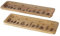 2 x Tablett Lozey Holz Breite 13 cm cm Natur, Weihnachten, Advent