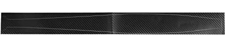 Ps5 Black Stickers, Ps5 Center Skin Strip, Faceplates per Ps5 Console Middle Skin Integral Scratch Resistant Middle Strip Sticker per Ps5 Optical Drive Edition Host Carbon Black (Fibra di carbonio ner