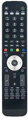 AULCMEET RM-F10 Telecomando di ricambio compatibile con TIVUSAT HUMAX TIVUMAX PRO HD-6800S HD-6600S SAT/DTT
