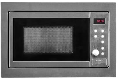SIA 25L Integrated Built in Microwave & Grill Stainless Steel - Digital Control - BIMG25SS, Microwave: 900W - Grill: 1200W, 5 Power Levels, 2 Year Manufacturers Guarantee