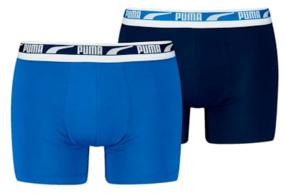 PUMA Everyday Multi Logo Boxer 2 Units XL, True Blue, XL