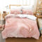Goldenes Marmor-Rosa-Bettwäsche-Set, Bettbezug-Sets, Bettdecke, Doppelbett, Queen-Size-Bett, Einzelbett, für Kinder und Erwachsene, Moderne Raumdekoration, 140 x 200 cm + 70 x 90 cm x 2,5 cm